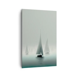 Schilderen op canvas - Van mist gebouwd - 80x120 cm