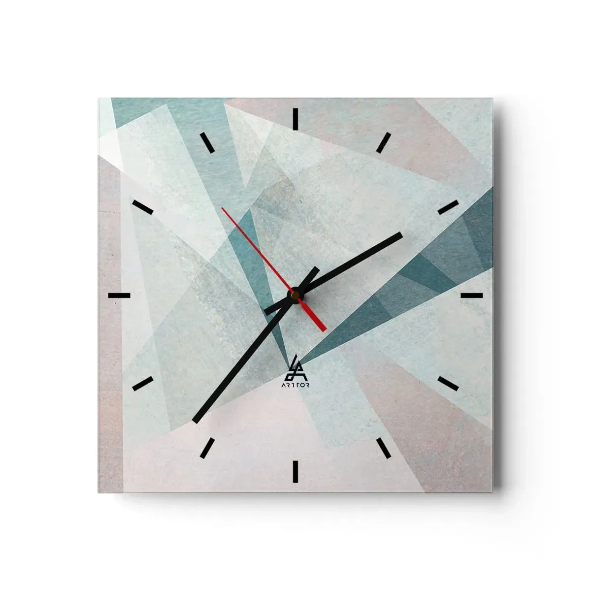 Wandklok - Klok - Makkelijk maar dynamisch - 30x30 cm