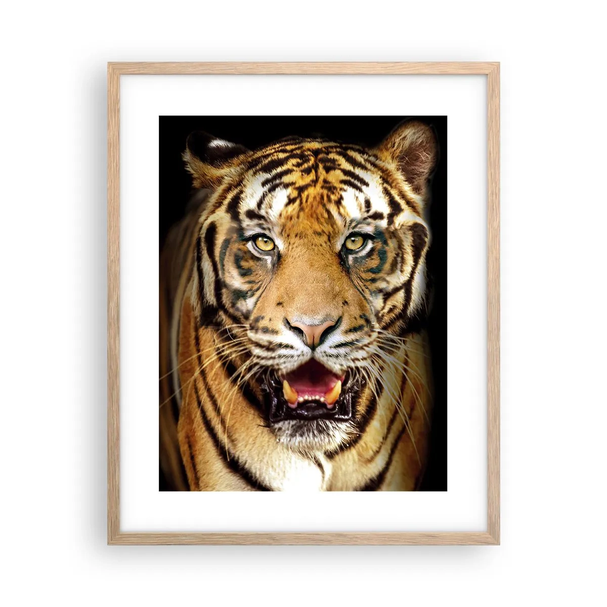 Een poster in een licht eiken lijst - Wildheid in het hart - 40x50 cm