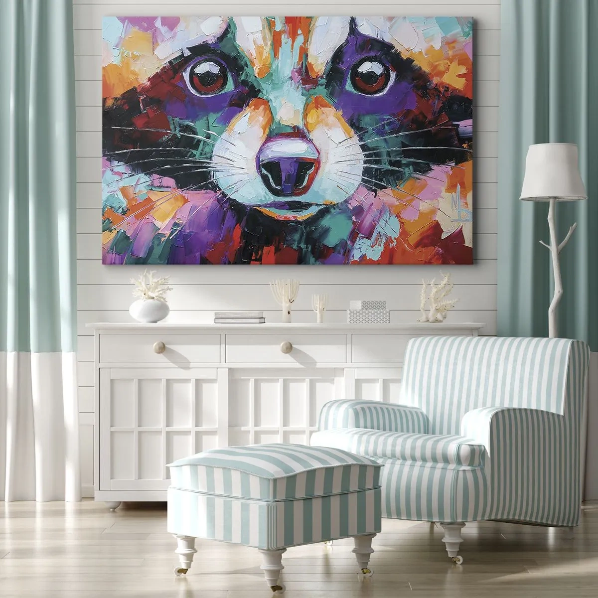 Schilderen op canvas - Alleen goede emoties - 120x80 cm