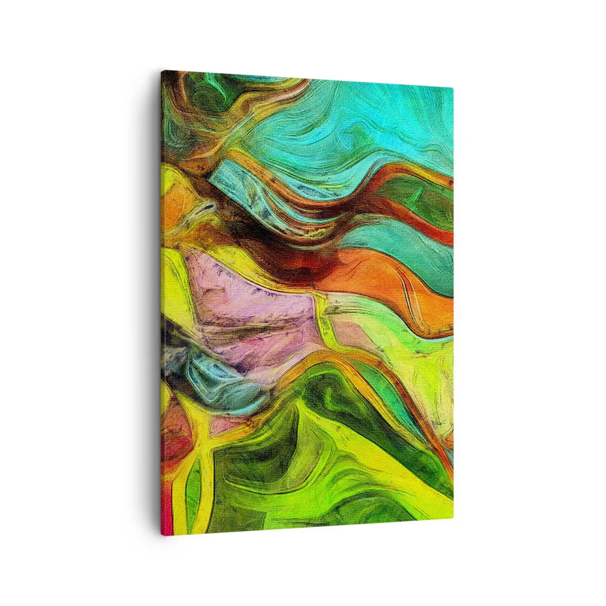 Schilderen op canvas - Beweging is leven - 50x70 cm