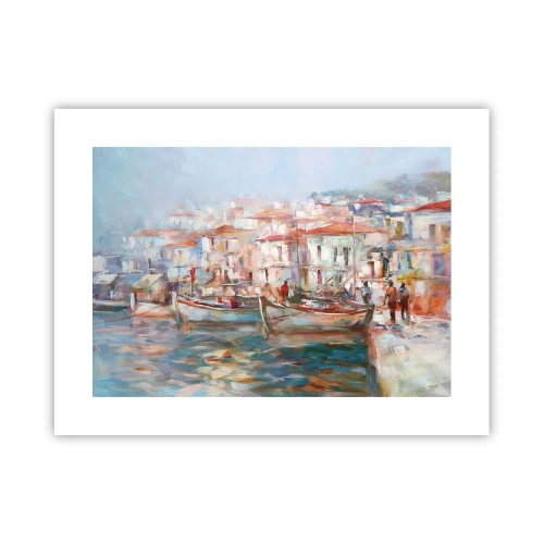 Poster - Pastel vakantie - 40x30 cm