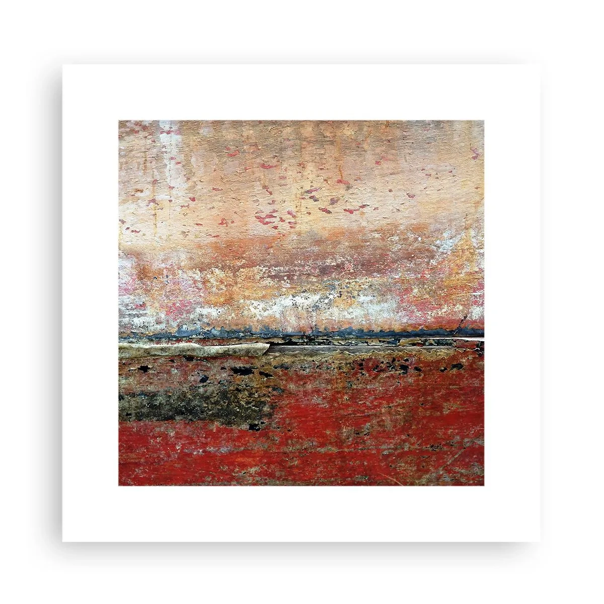 Poster - Wellicht is het de zee - 30x30 cm