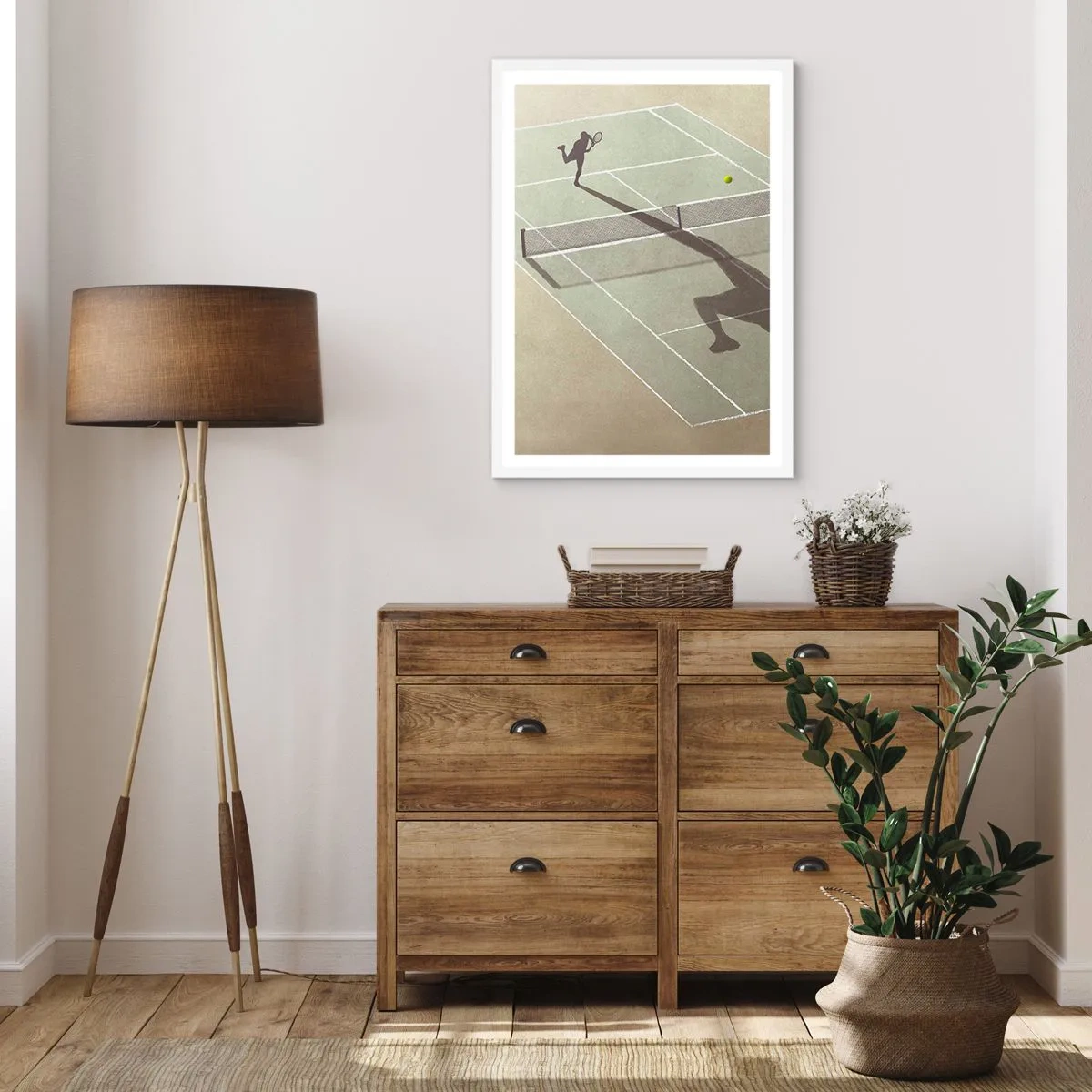 Poster in een witte lijst - Jezelf overwinnen - 30x40 cm