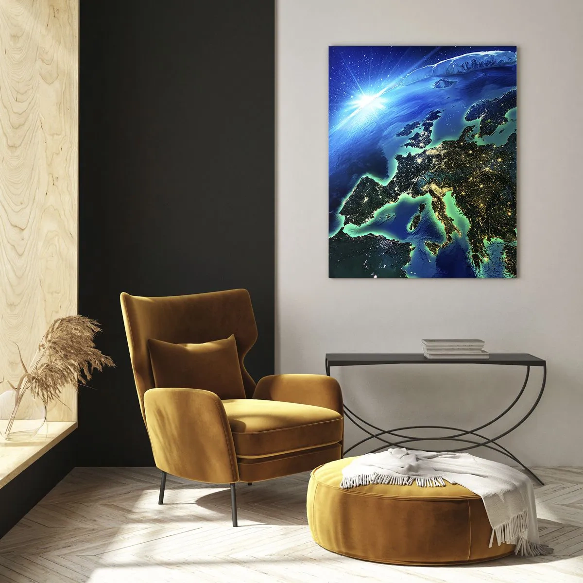 Schilderen op glas - Sprankelend Europa - 50x70 cm