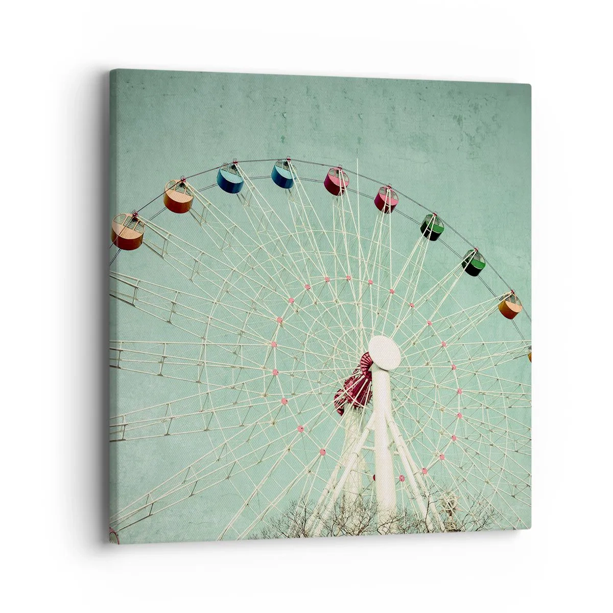 Schilderen op canvas - Wij nodigen u uit om plezier te hebben - 40x40 cm