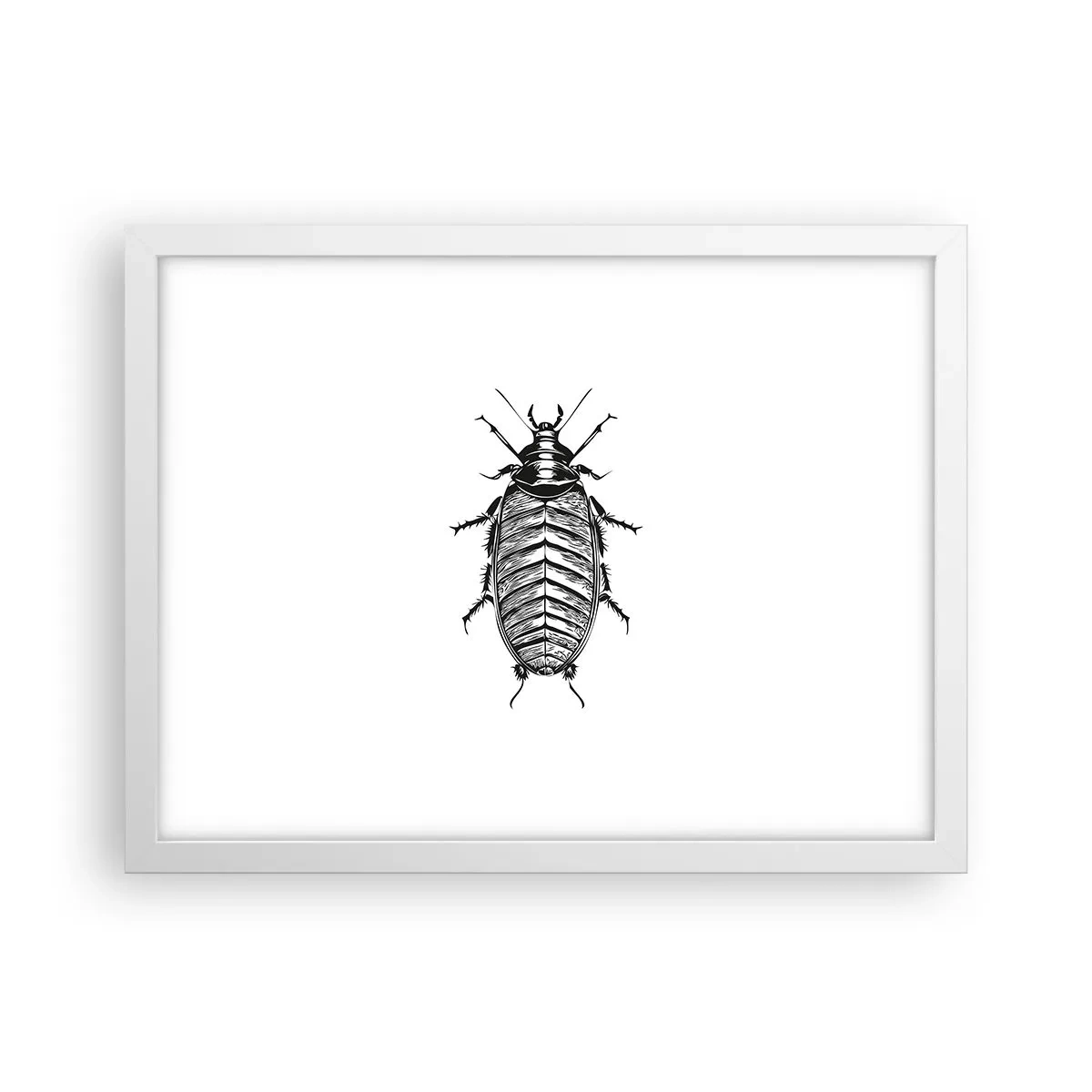 Poster in een witte lijst - Wat een exemplaar! - 40x30 cm