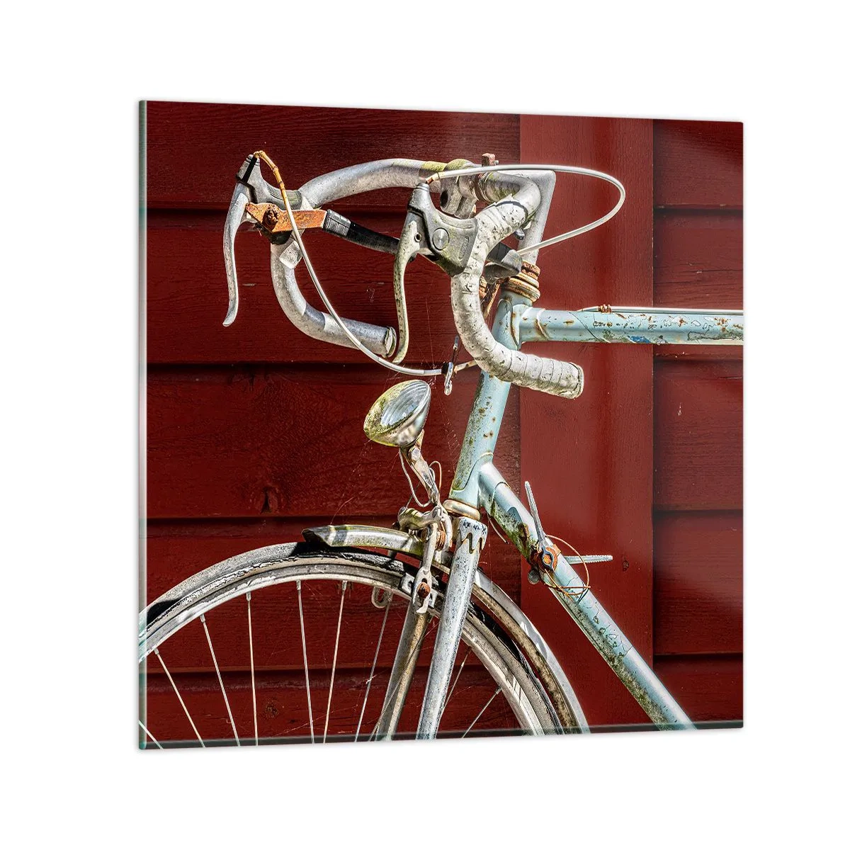 Schilderen op glas - Gecreëerd om te winnen - 70x70 cm