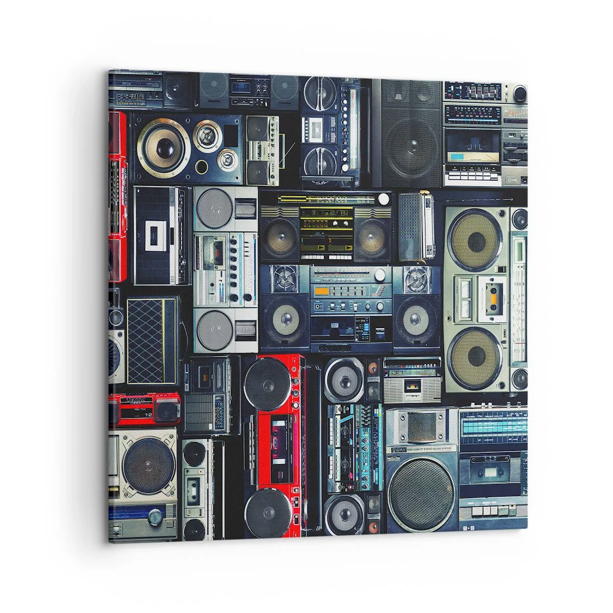 Schilderen op canvas - Verlangen naar de jaren 80 - 50x50 cm