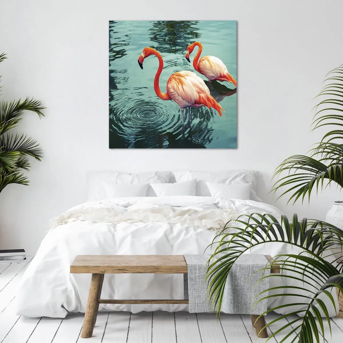 Schilderen op canvas - We zijn nu in de mode - 50x50 cm