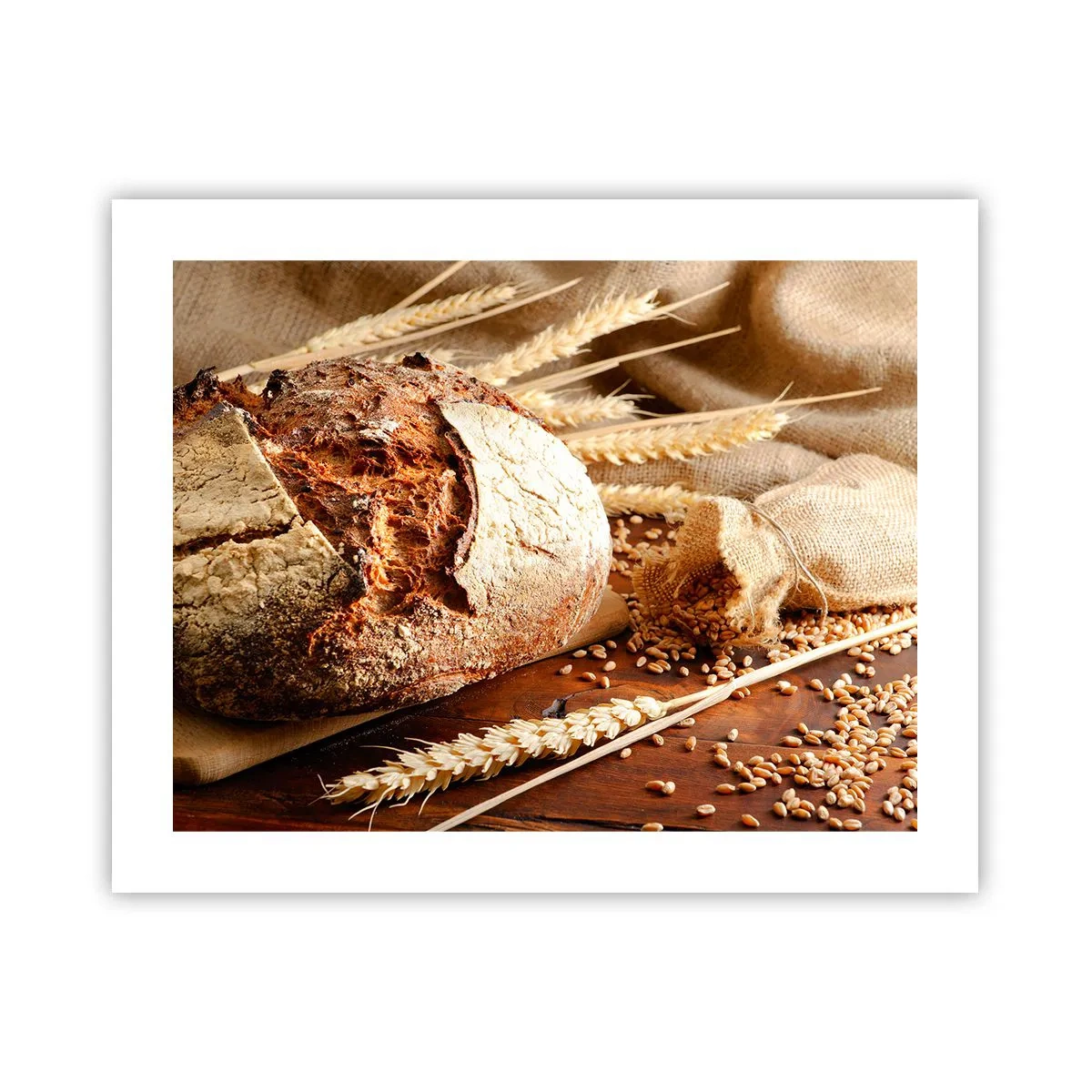 Poster - Smakelijk, geurig, knapperig - 50x40 cm