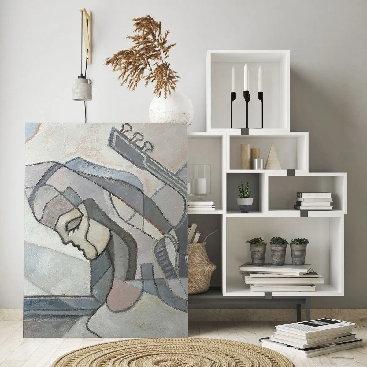 Schilderen op glas - In de kracht van muziek - 50x70 cm