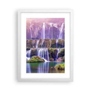 Poster in een witte lijst - Trap naar de hemel - 30x40 cm