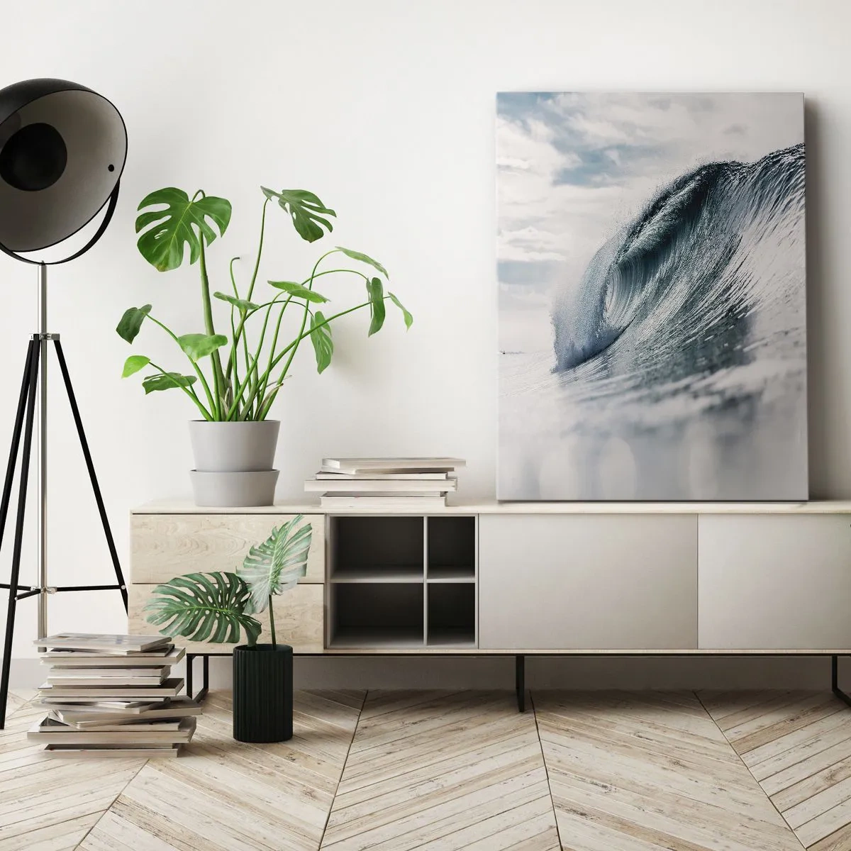 Schilderen op canvas - Waterpiek - 45x80 cm