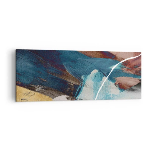 Schilderen op canvas - Met panache en energie - 140x50 cm
