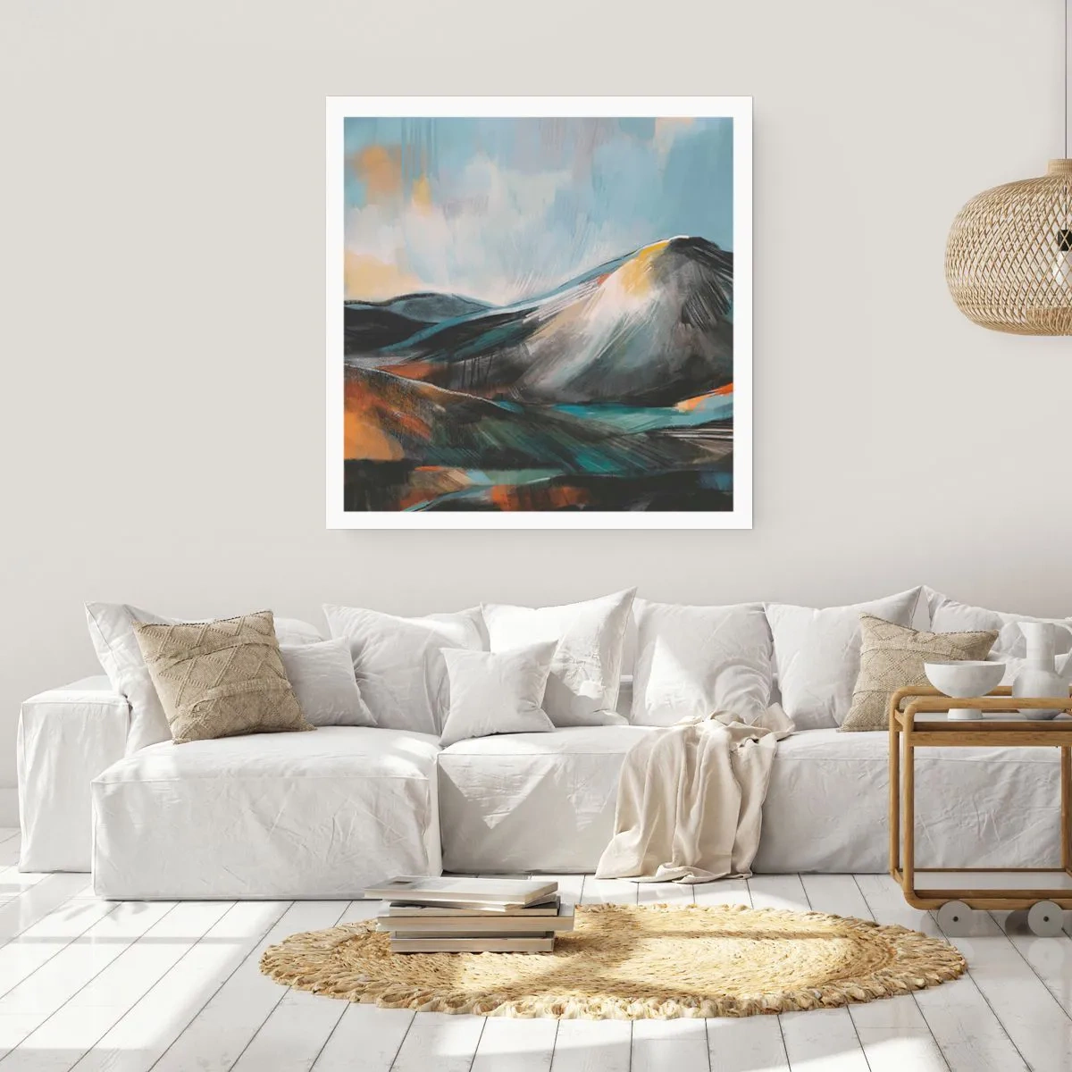 Poster - Ruw en prachtig - 60x60 cm