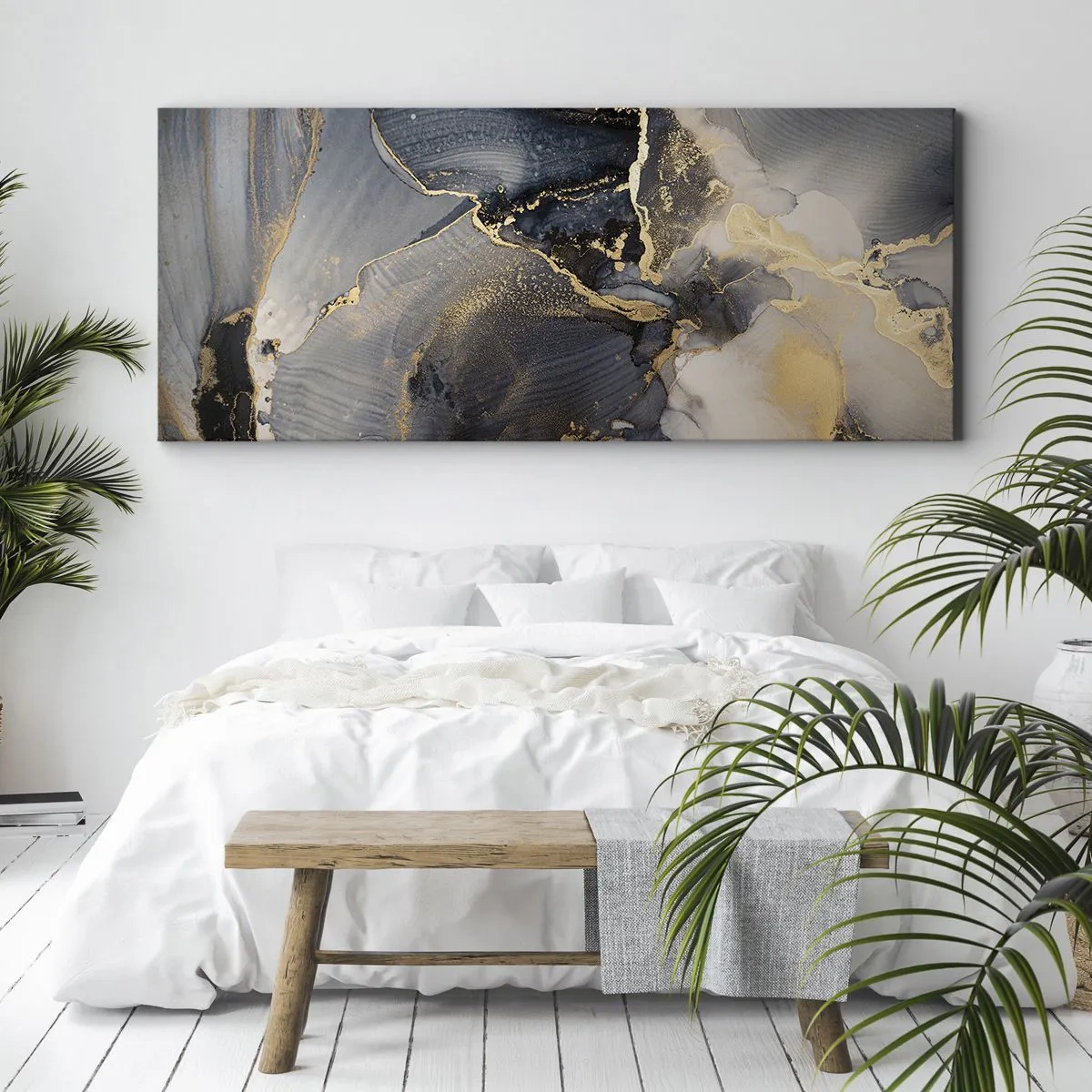Schilderen op canvas - Stenen leven - 100x40 cm