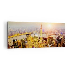 Schilderen op canvas - Aziatische droom - 100x40 cm
