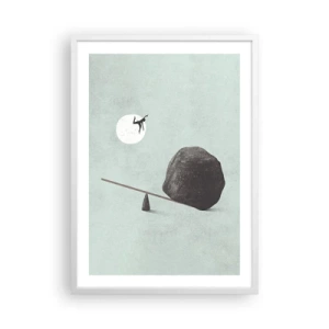 Poster in een witte lijst - Vervulde dromen - 50x70 cm