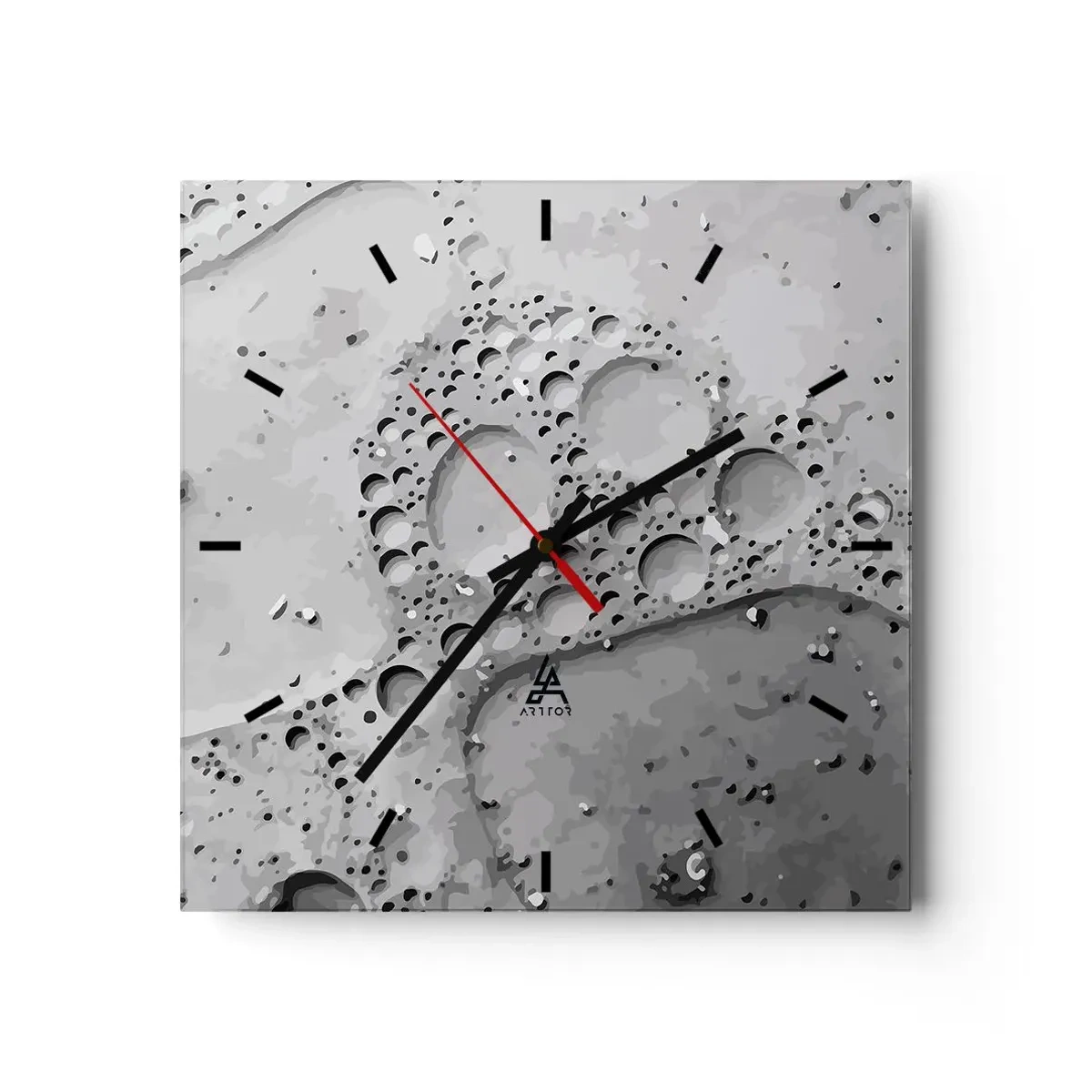 Wandklok - Klok - Schuimspoor - 40x40 cm