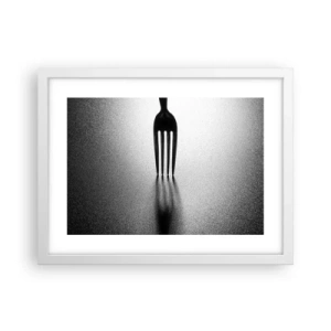 Poster in een witte lijst - Licht en schaduw - 40x30 cm
