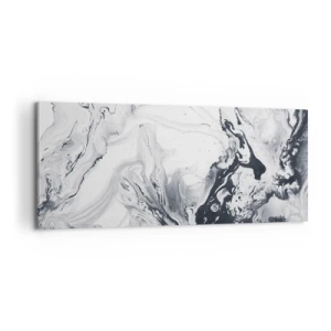Schilderen op canvas - Het binnenste van de aarde - 100x40 cm