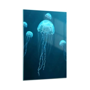 Schilderen op glas - Oceaandans - 80x120 cm