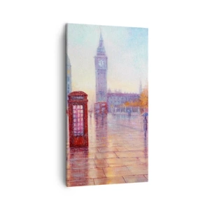 Schilderen op canvas - Herfstdag in Londen - 45x80 cm