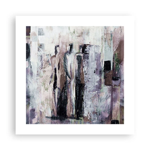 Poster - De mysterieuze drie - 40x40 cm