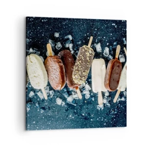 Schilderen op canvas - De smaak van hete zomer - 60x60 cm