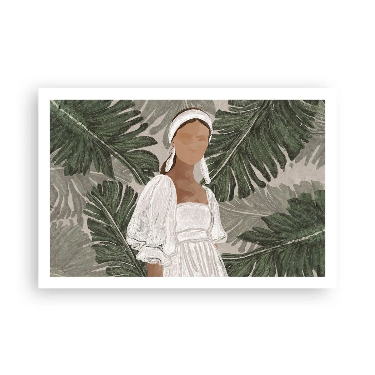Poster - Exotisch portret - 91x61 cm