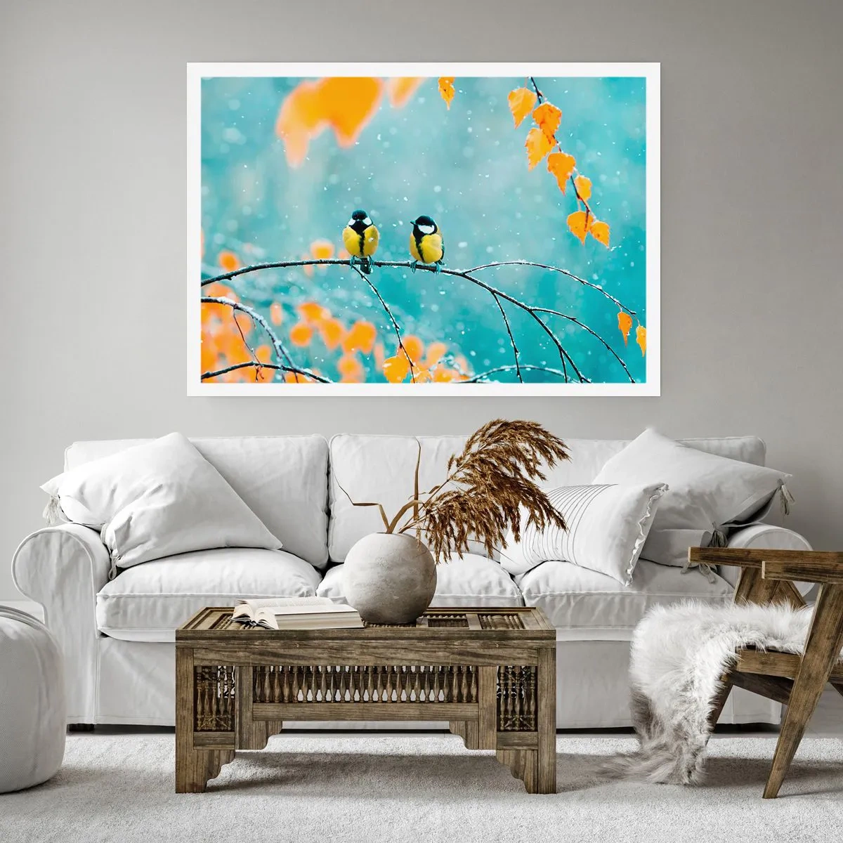 Poster - Vogelroddel - 91x61 cm