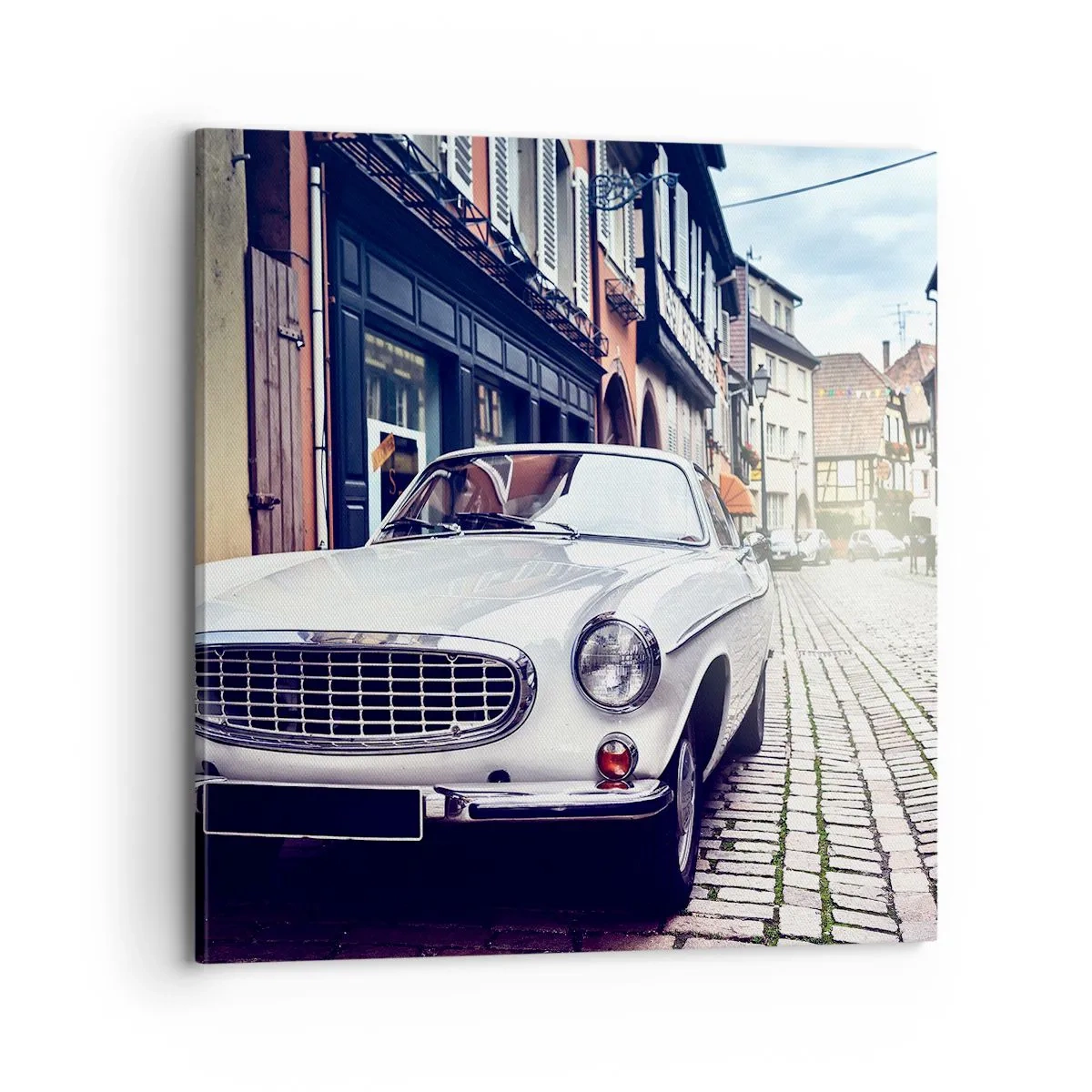 Schilderen op canvas - Het verleden is vandaag - 70x70 cm