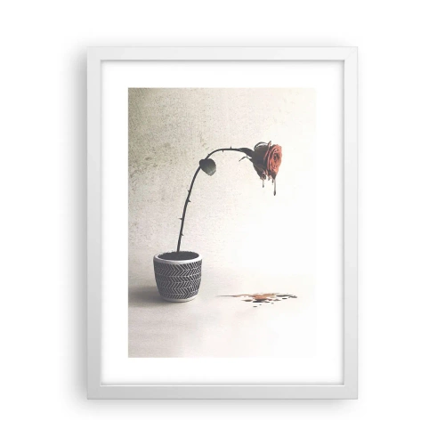 Poster in een witte lijst - Rosa dolorosa - 30x40 cm