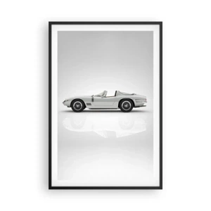 Poster in een zwarte lijst - Belofte van plezier - 61x91 cm