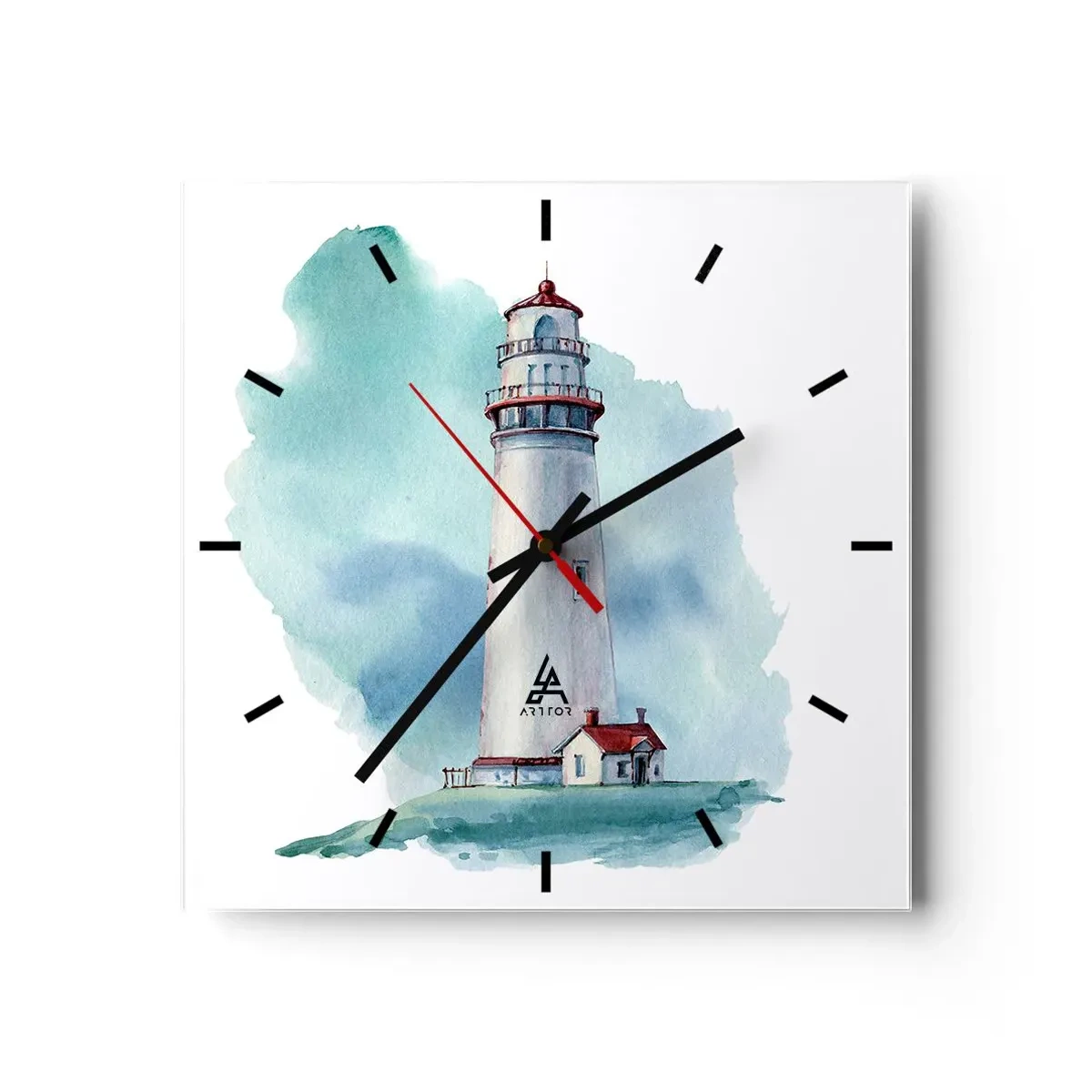 Wandklok - Klok - Blue's zachtaardige zus - 30x30 cm