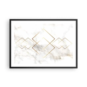 Poster in een zwarte lijst - Een uitzicht tot in het oneindige - 70x50 cm