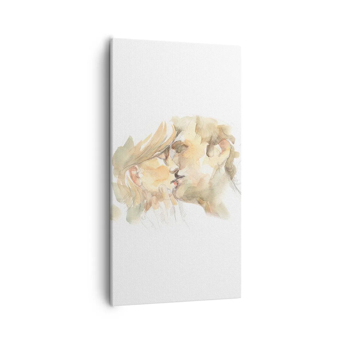 Schilderen op canvas - De helft gevonden? - 55x100 cm