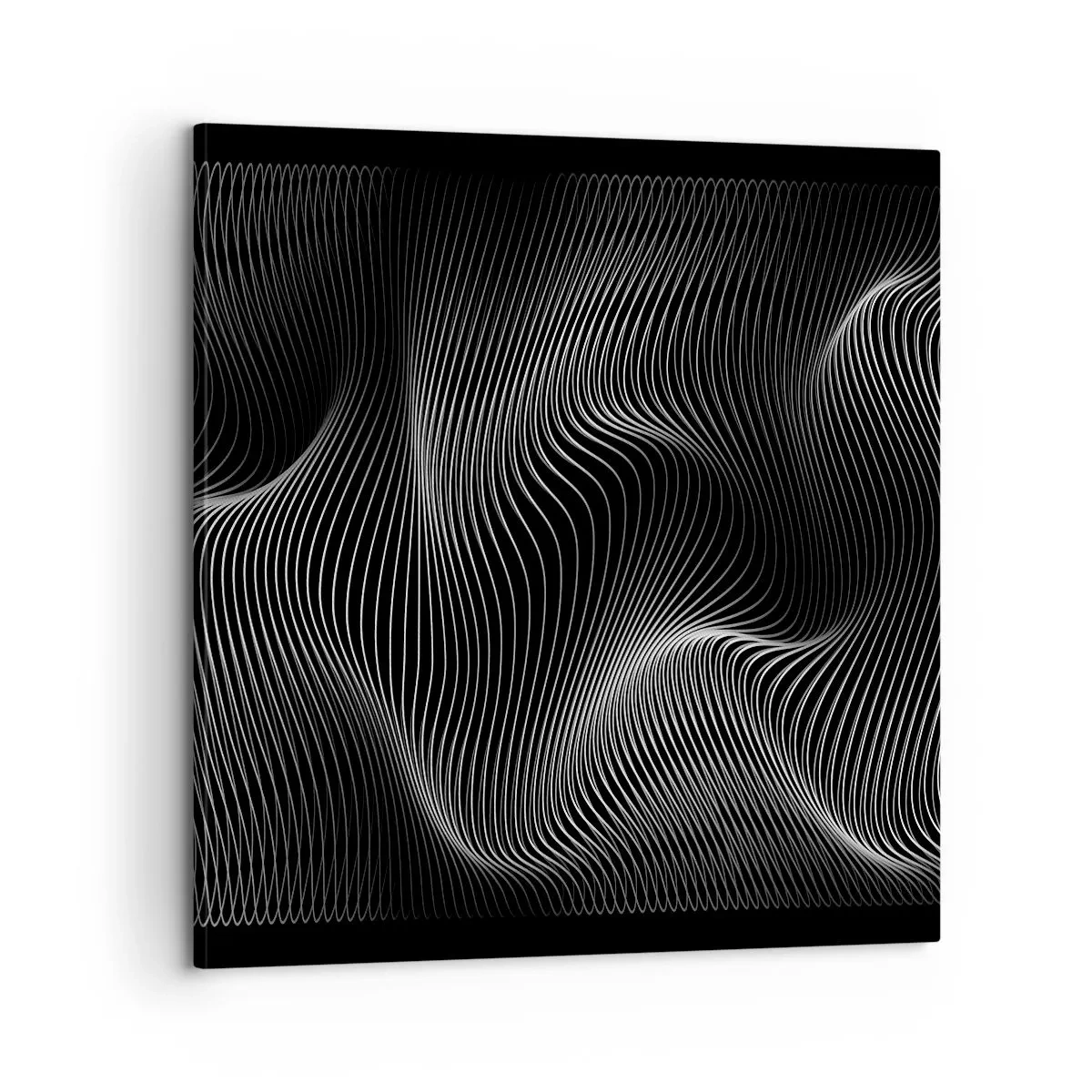 Schilderen op canvas - Dans van licht in de ruimte - 60x60 cm