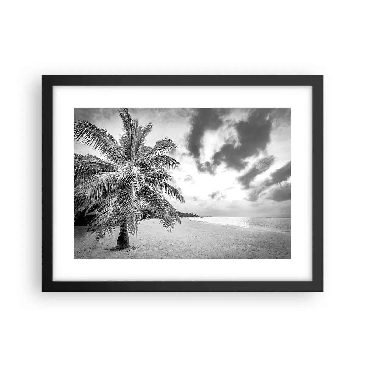 Poster in een zwarte lijst - Wanneer je verlangt naar eenzaamheid... - 40x30 cm