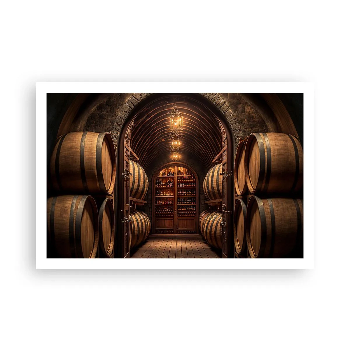 Poster - Sfeervolle kelder - 91x61 cm