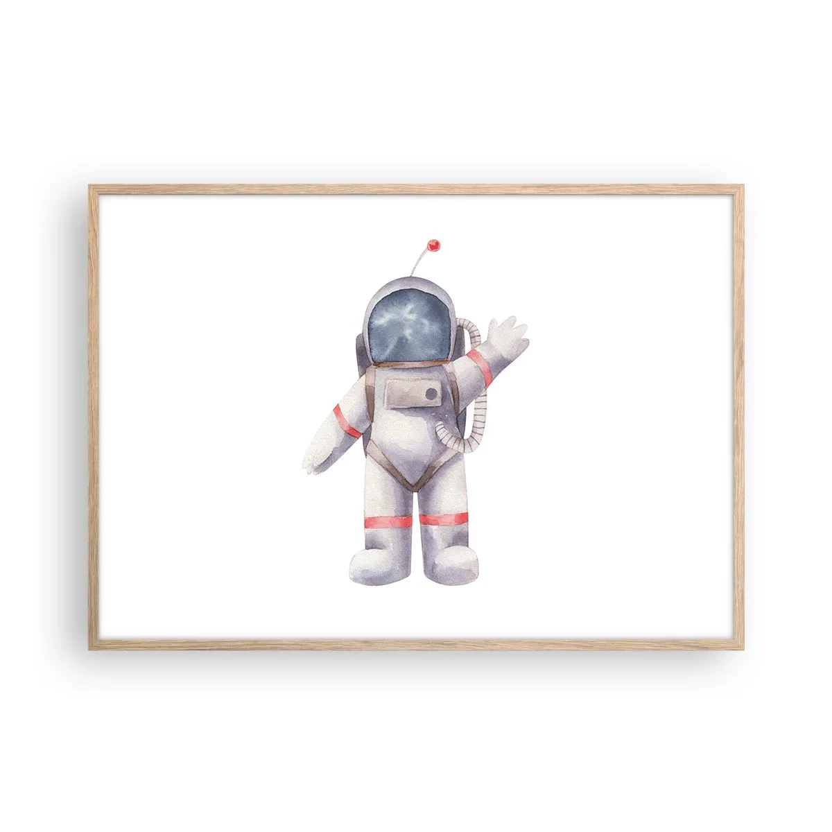 Een poster in een licht eiken lijst - Tot ziens! - 100x70 cm