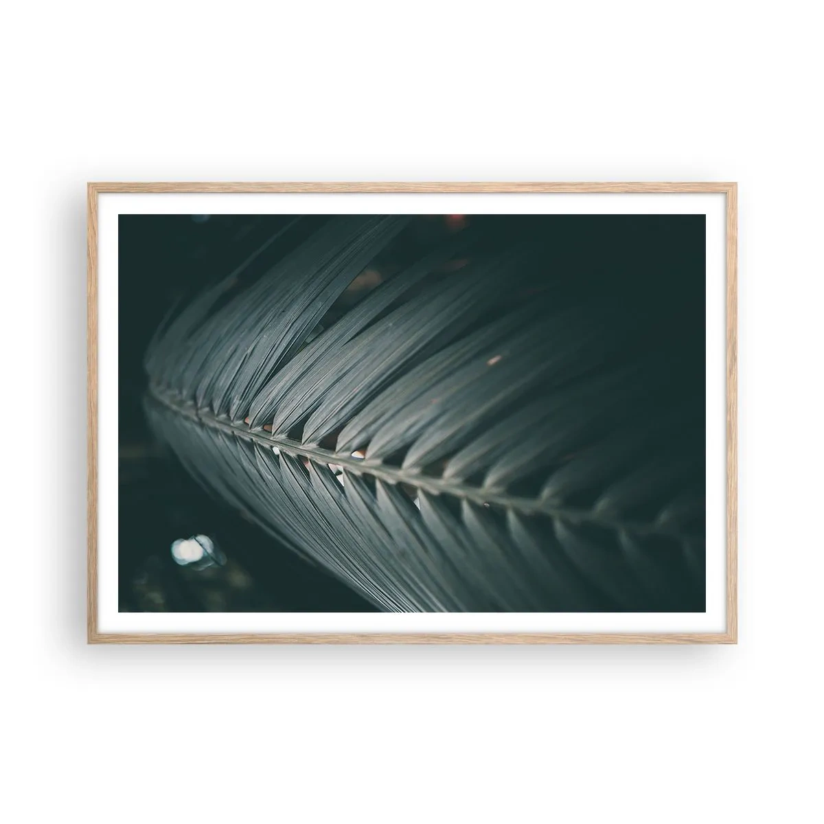 Een poster in een licht eiken lijst - De precisie van de natuur - 100x70 cm