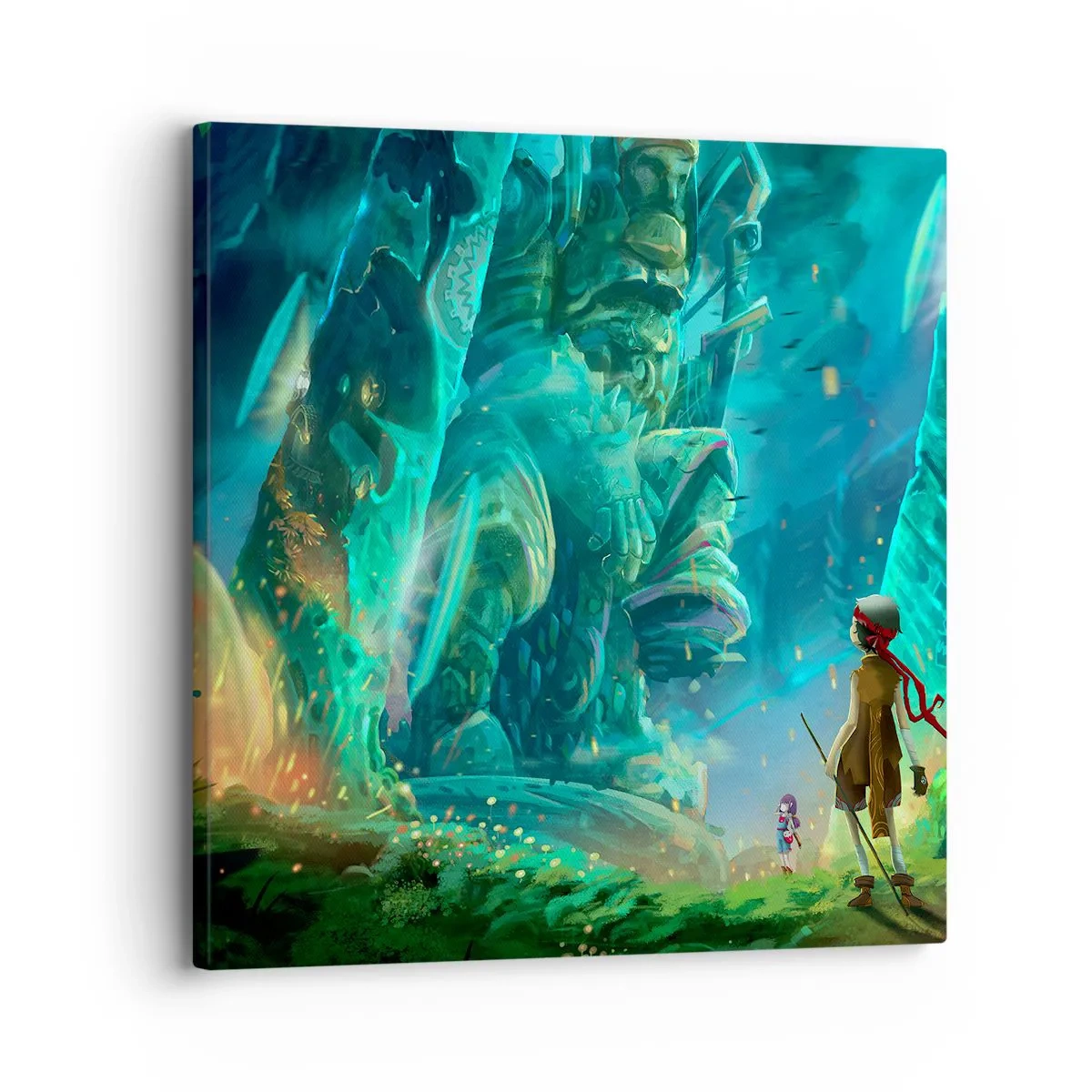 Schilderen op canvas - Uit het grote Sprookjesboek - 30x30 cm