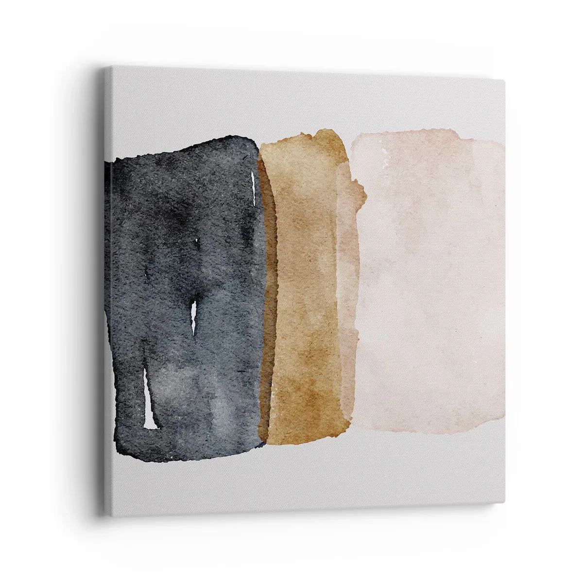 Schilderen op canvas - De samenstelling van de kleuren van de aarde - 40x40 cm