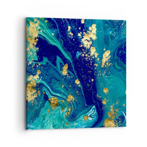 Schilderen op canvas - De bloemblaadjes van de zon - 70x70 cm