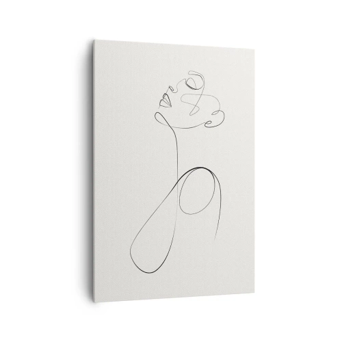 Schilderen op canvas - Loopt in dromen - 70x100 cm