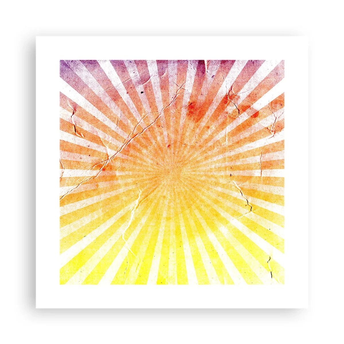 Poster - Zonsopgangen en zonsondergangen - 40x40 cm