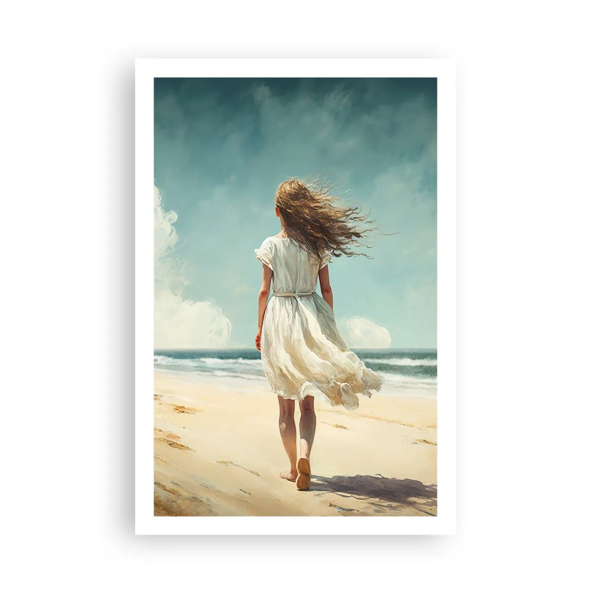 Poster - Om de zon en de wind te ontmoeten - 61x91 cm