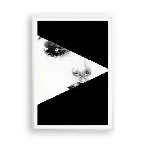 Poster in een witte lijst - Altijd niet ontdekt - 70x100 cm